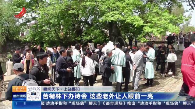 【赣闻天下】上饶鄱阳：苦槠林下办诗会 这些老外让人眼前一亮