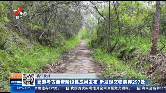 蜀道考古调查阶段性成果发布 新发现文物遗存297处