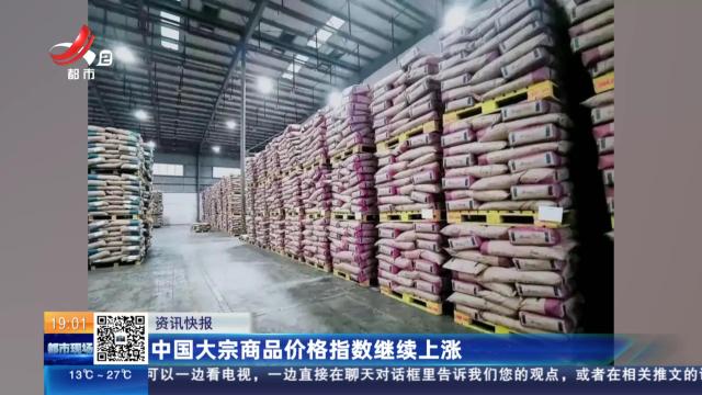 中国大宗商品价格指数继续上涨