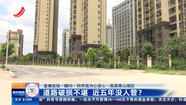 【直播连线·赣问·民呼我为心连心】南昌青山湖区：道路破损不堪 近五年没人管？