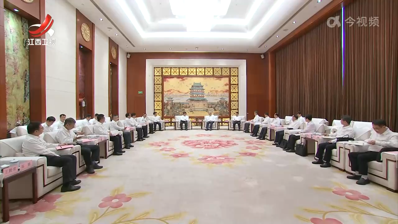尹弘叶建春会见三峡集团董事长刘伟平总经理李富民一行