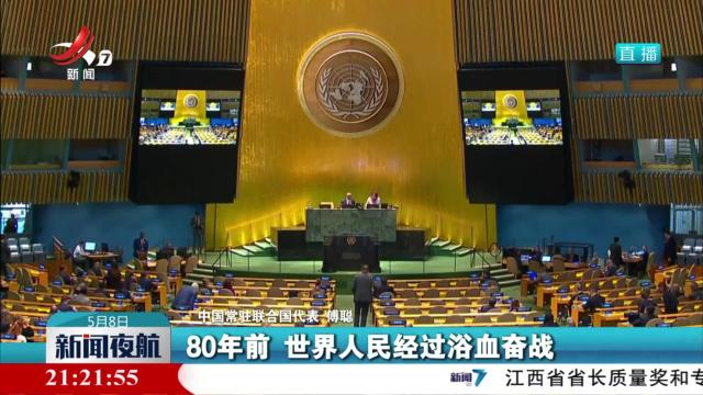 中国代表呼吁共同捍卫二战胜利成果