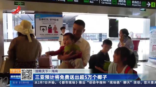 【放眼天下】海南：三亚预计将免费送出超5万个椰子