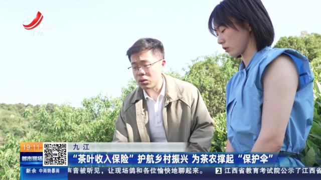 九江：“茶叶收入保险”护航乡村振兴 为茶农撑起“保护伞”