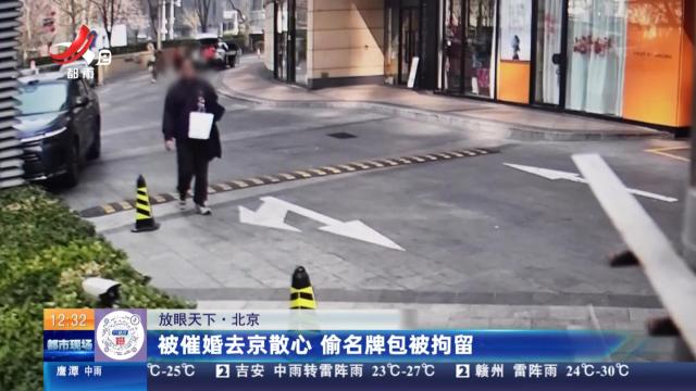 【放眼天下】北京：被催婚去京散心 偷名牌包被拘留