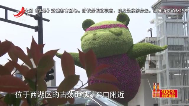浙江杭州——限时打卡别错过 “瑜伽熊猫”换上玫红春夏时装