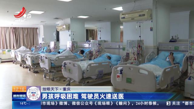 【放眼天下】重庆：男孩呼吸困难 驾驶员火速送医