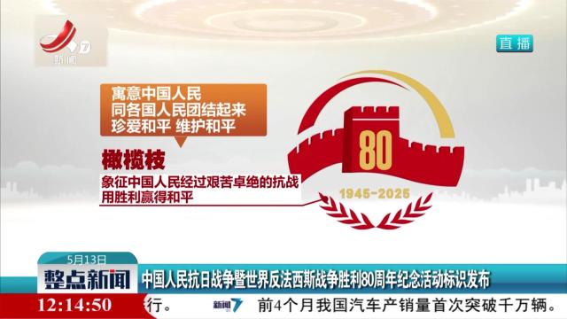 中国人民抗日战争暨世界反法西斯战争胜利80周年纪念活动标识发布