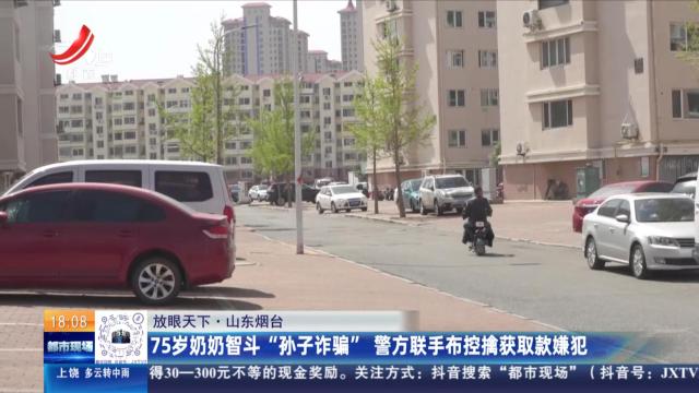 【放眼天下】山东烟台：75岁奶奶智斗“孙子诈骗” 警方联手布控擒获取款嫌犯