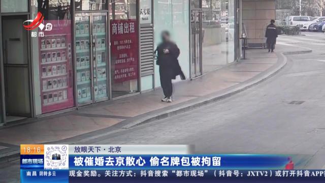 【放眼天下】北京：被催婚去京散心 偷名牌包被拘留
