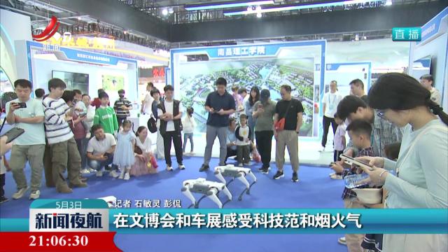 在文博会和车展感受科技范和烟火气