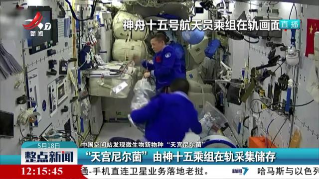 【中国空间站发现微生物新物种“天宫尼尔菌”】“天宫尼尔菌”由神十五号乘组在轨采集储存