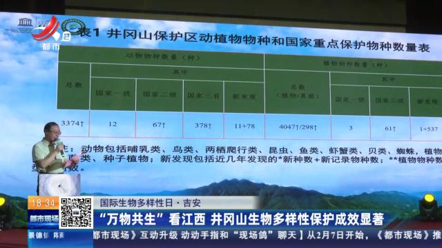 【国际生物多样性日】吉安：“万物共生”看江西 井冈山生物多样性保护成效显著