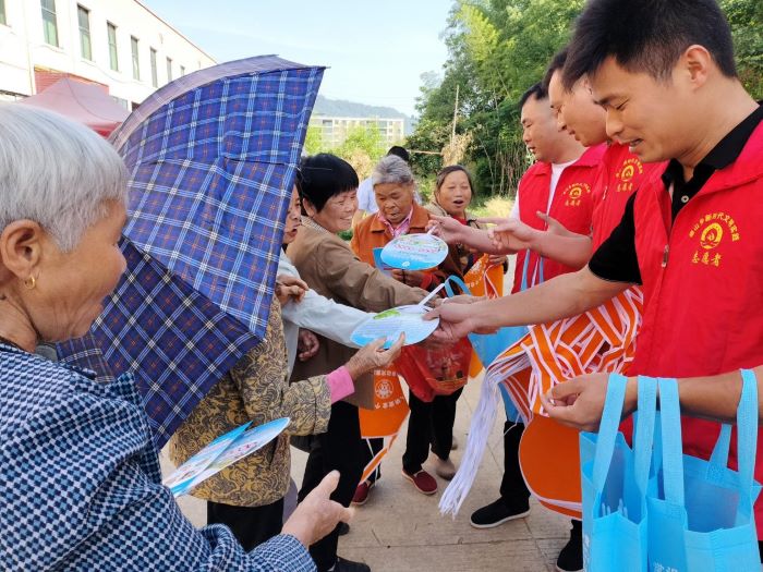 宜春市上高县墨山乡开展防灾减灾宣传活动