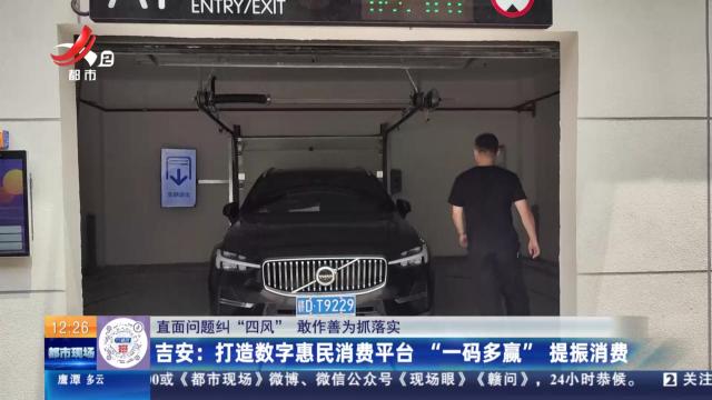 【直面问题纠“四风” 敢作善为抓落实】吉安：打造数字惠民消费平台 “一码多赢”提振消费