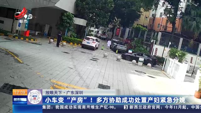广东深圳：小车变“产房”！ 多方协助成功处置产妇紧急分娩