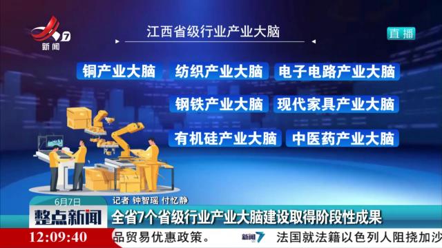 全省7个省级行业产业大脑建设取得阶段性成果