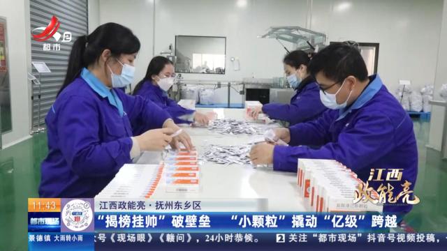 【江西政能亮】抚州东乡区：“揭榜挂帅”破壁垒 “小颗粒”撬动“亿级”跨越
