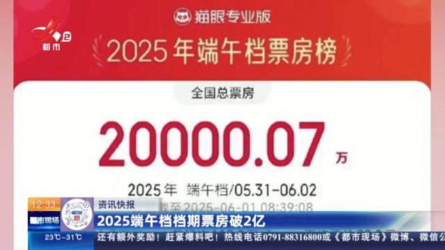 2025端午档档期票房破2亿