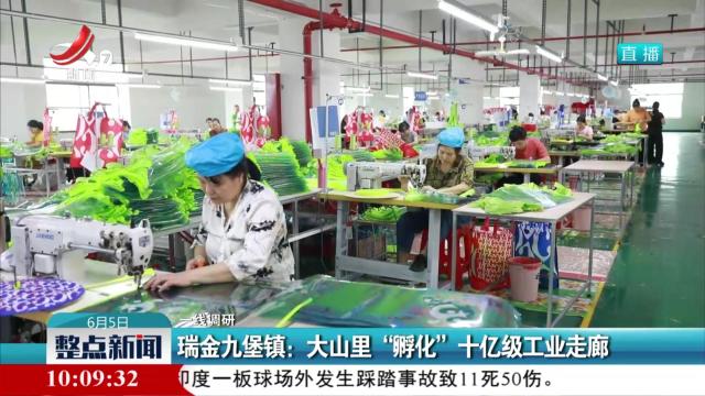 【一线调研】瑞金九堡镇：大山里“孵化”十亿级工业走廊