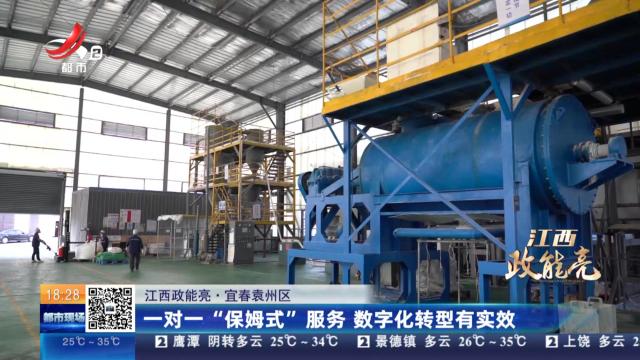【江西政能亮】宜春袁州区：一对一“保姆式”服务 数字化转型有实效
