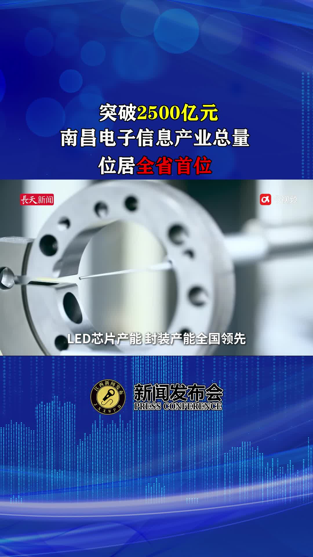 突破2500亿元，南昌电子信息产业总量位 居全省首位