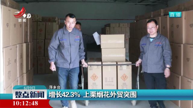 增长42.3% 上栗烟花外贸突围