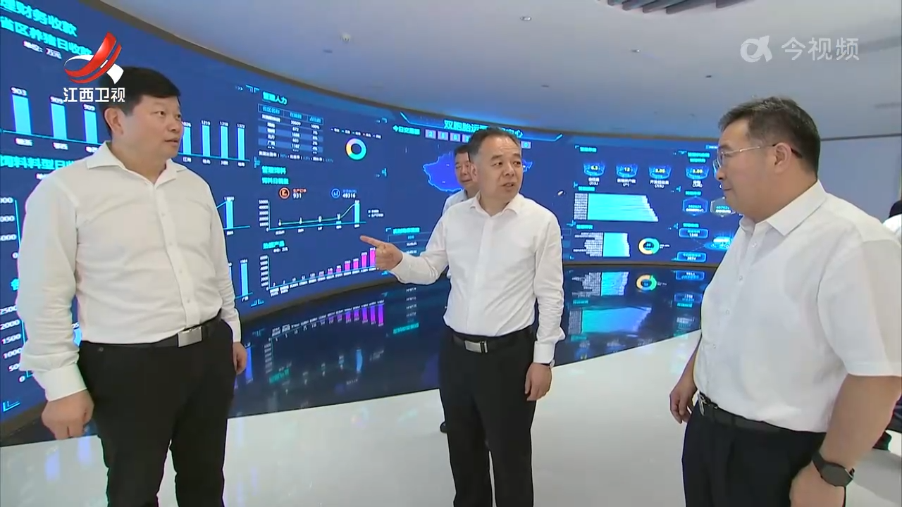 陈永奇在双胞胎集团调研