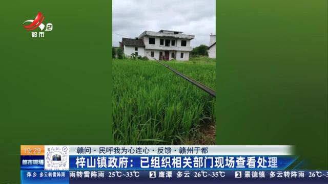 【赣问·民呼我为心连心·反馈·赣州于都】梓山镇政府：已组织相关部门现场查看处理