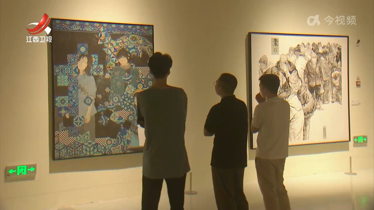 江西青年美术作品双年展开展