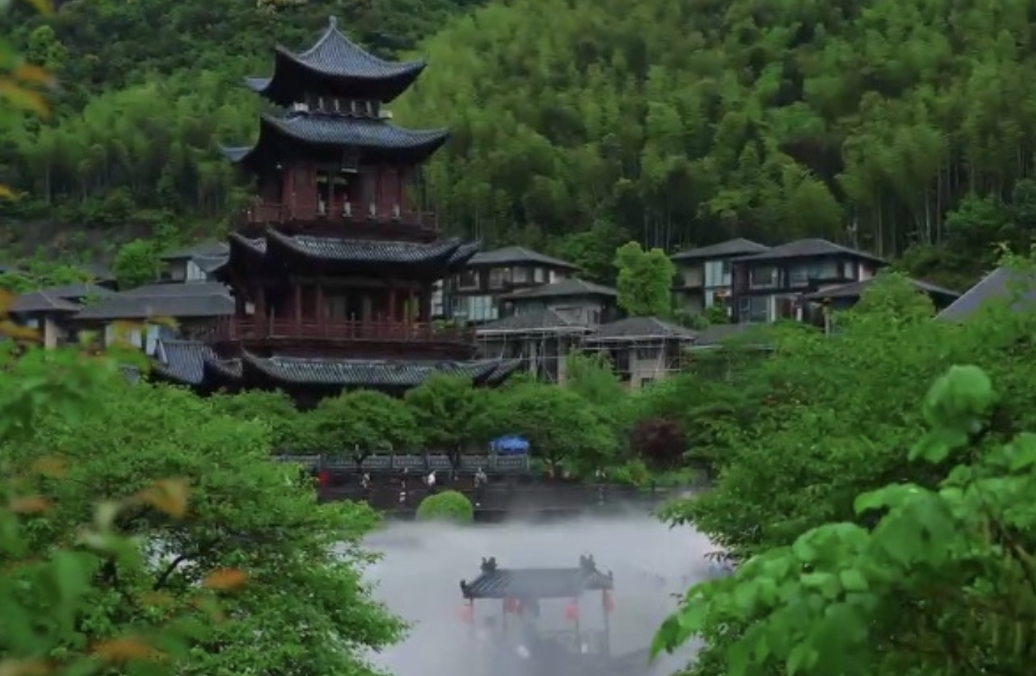 江西上饶葛仙村：烟雨朦胧 古村韵味