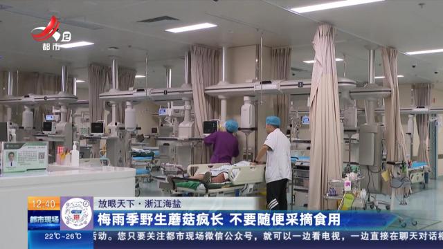 【放眼天下】浙江海盐：梅雨季野生蘑菇疯长 不要随便采摘食用