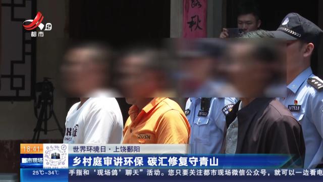 【世界环境日】上饶鄱阳：乡村庭审讲环保 碳汇修复守青山
