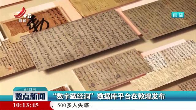 “数字藏经洞”数据库平台在敦煌发布