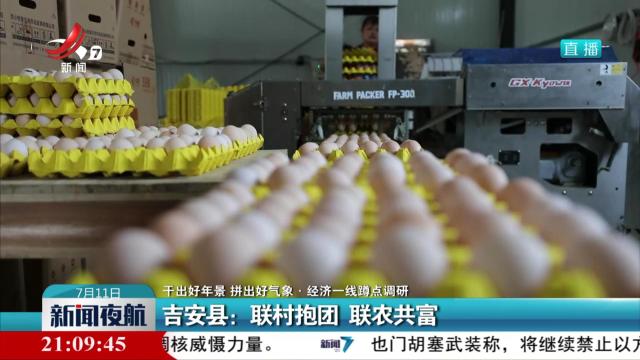 【干出好年景 拼出好气象·经济一线蹲点调研】吉安县：联村抱团 联农共富