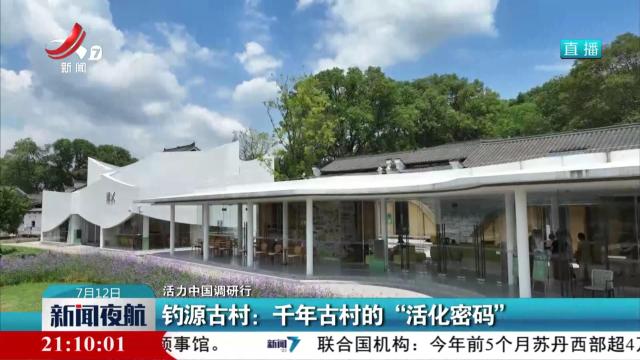 【活力中国调研行】钓源古村：千年古村的“活化密码”