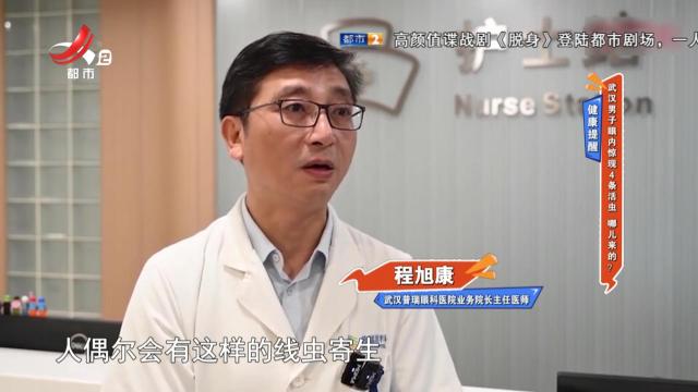 健康提醒：武汉男子眼内惊现4条活虫 哪儿来的？