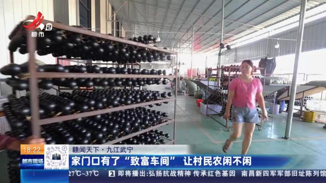 【赣闻天下】九江武宁：家门口有了“致富车间” 让村民农闲不闲
