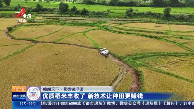 【赣闻天下】景德镇浮梁：优质稻米丰收了 新技术让种田更赚钱