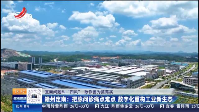 【直面问题纠“四风” 敢作善为抓落实】赣州定南：把脉问诊痛点难点 数字化重构工业新生态