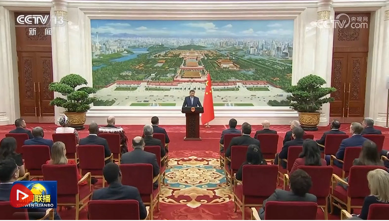 习近平接受外国新任驻华大使递交国书