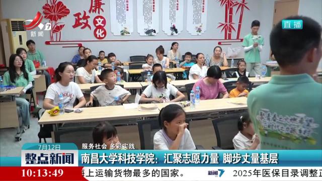 【服务社会 多彩实践】南昌大学科技学院：汇聚志愿力量 脚步丈量基层