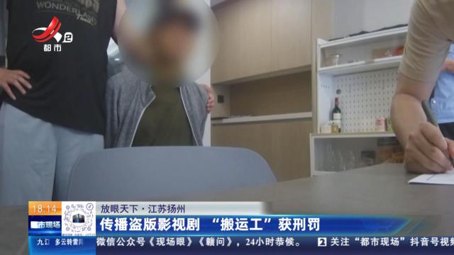 【放眼天下】江苏扬州：传播盗版影视剧 “搬运工”获刑罚
