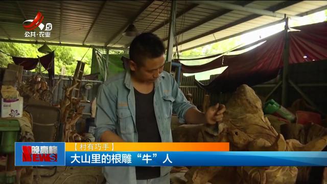 【村有巧手】大山里的根雕“牛”人
