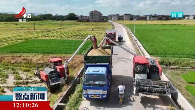 双抢接近尾声 新技术保丰收