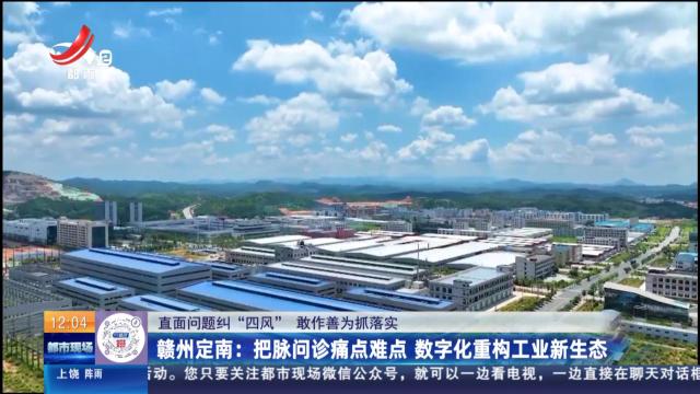 【直面问题纠“四风” 敢作善为抓落实】赣州定南：把脉问诊痛点难点 数字化重构工业新生态