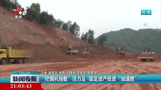 “挖掘机指数”活力足 固定资产投资“加速跑”