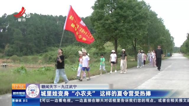 【赣闻天下】九江武宁：城里娃变身“小农夫” 这样的夏令营受热捧