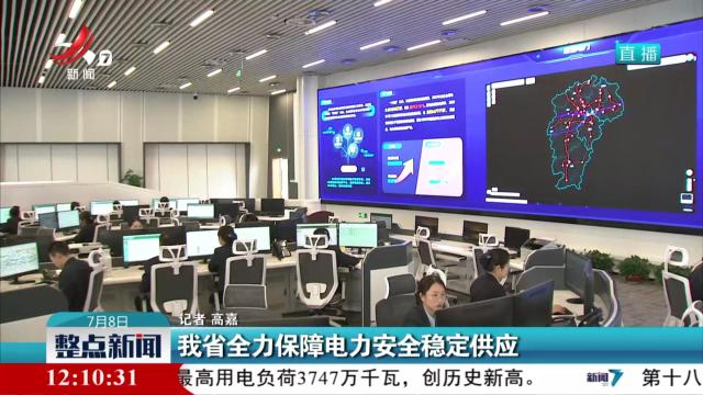 我省全力保障电力安全稳定供应