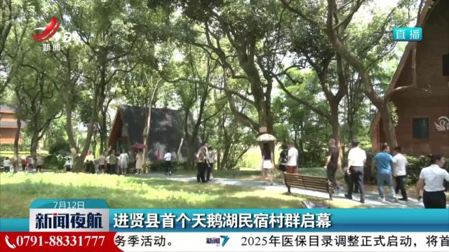 进贤县首个天鹅湖民宿村群启幕